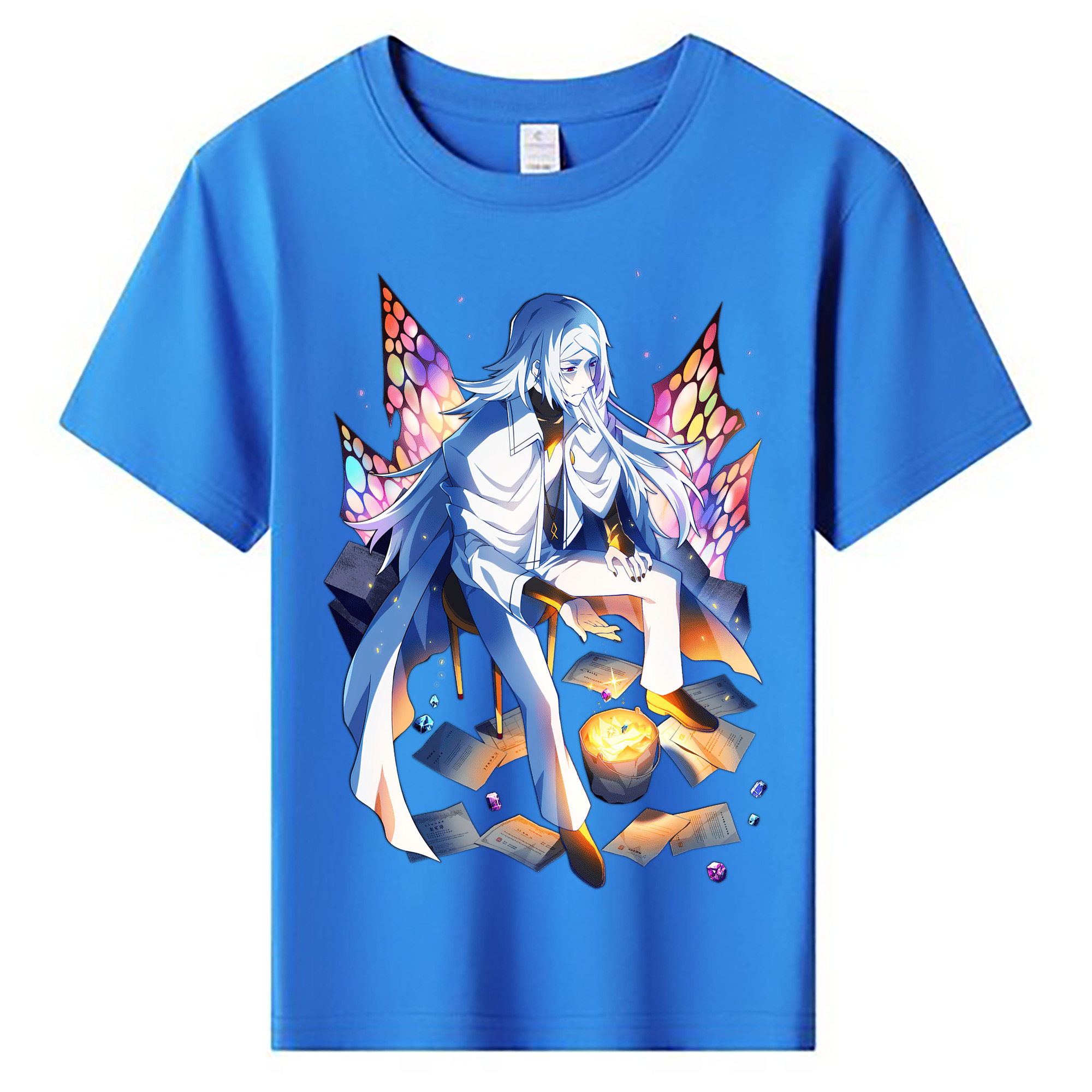 （画像用） 文豪ストレイドッグス Bungo Stray Dogs 綿100％キッズTシャツ（フロントプリント）